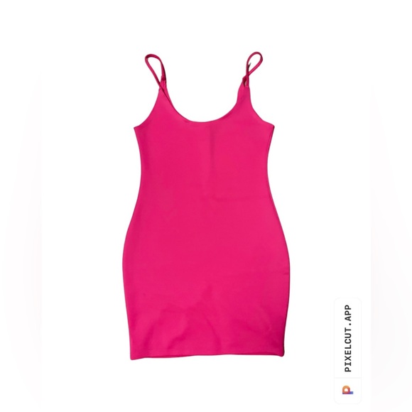 Hot Pink Bodycon Mini dress - Picture 1 of 1